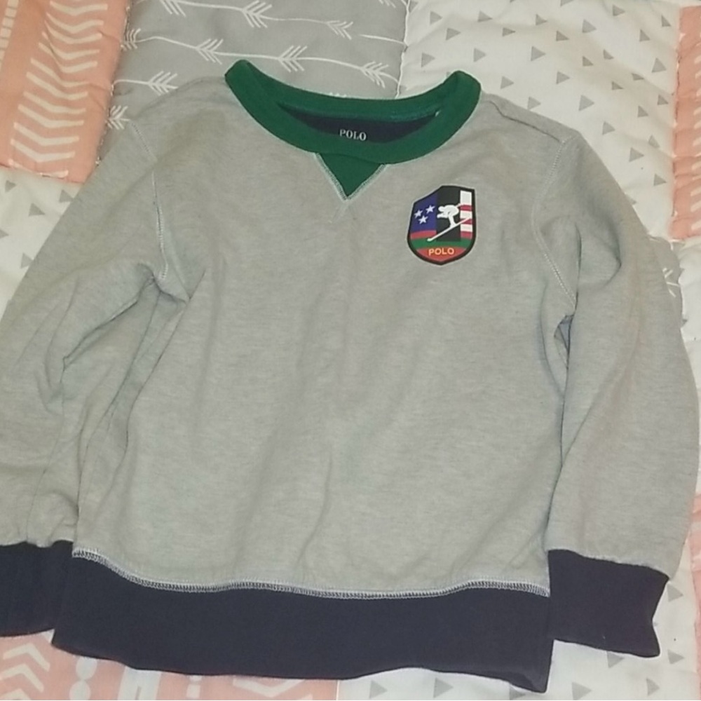 Polo Ralph Lauren ski skier sweatshirt sweater 4T toddler 4 boy